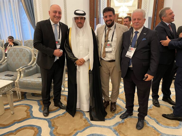 فؤاد عبد الفتاح بدوي خلال برنامج وفد رجال الأعمال التركي–القطري في الدوحة، يوليو 2023.